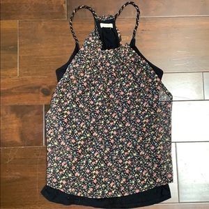 Freebird size small printed flowy tank